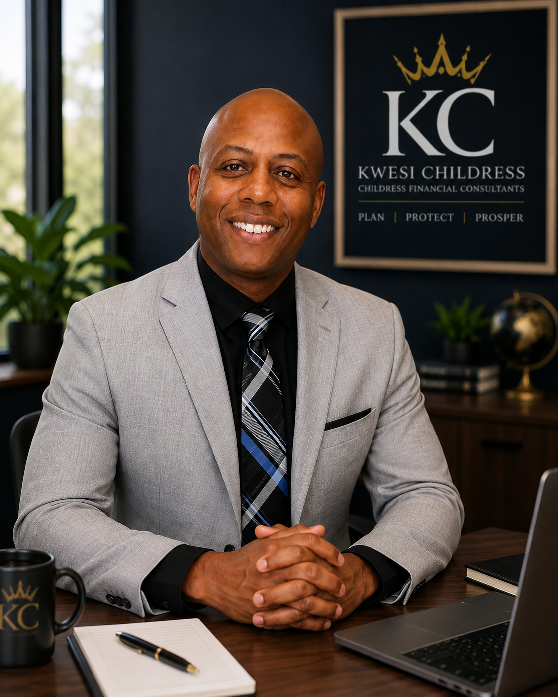 Kwesi Childress, licensed financial consultant and founder of Childress Financial Consultants